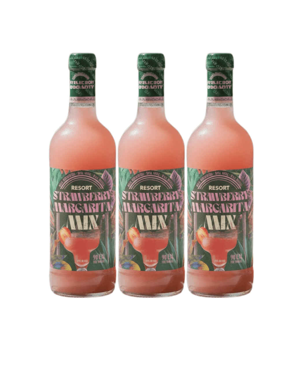 The Strawberry Summer 3-Pack – All-Natural Cocktail & Mocktail Mixers