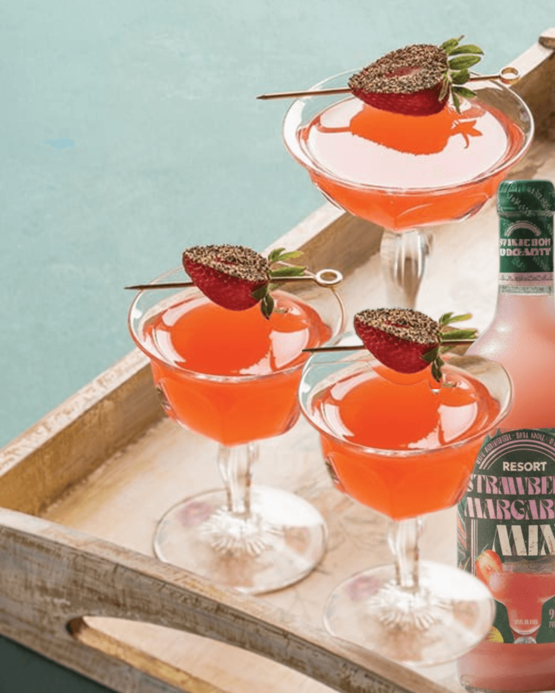The Strawberry Summer 3-Pack – All-Natural Cocktail & Mocktail Mixers