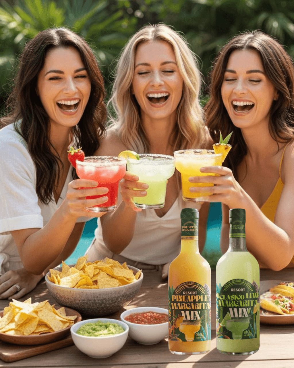 RESORT Sampler Pack – All-Natural Cocktail & Mocktail Mixersv