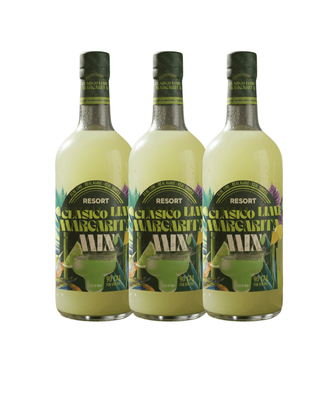 The Clásico Lime 3-Pack – All-Natural Cocktail & Mocktail Mixers