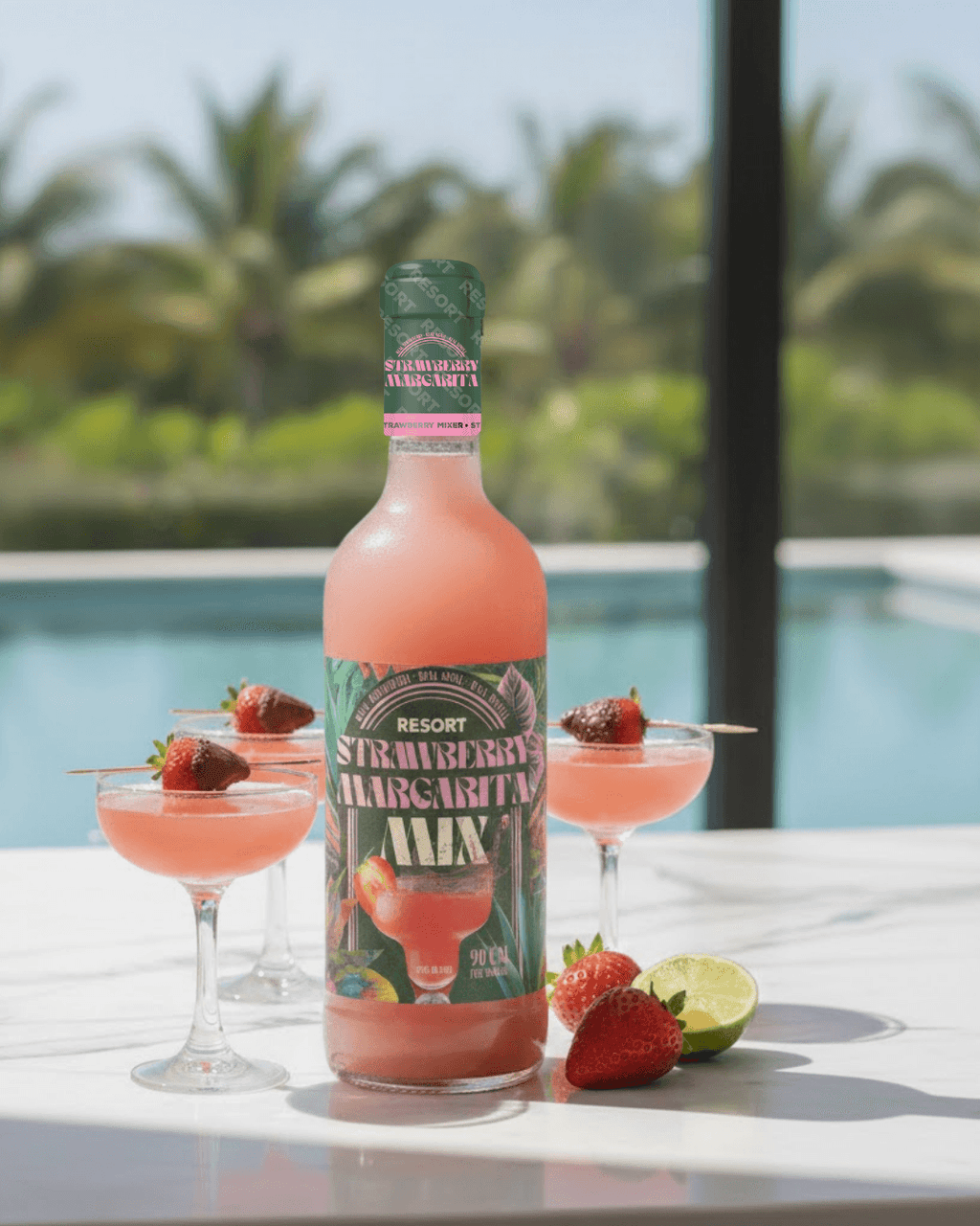 The Strawberry Summer 3-Pack – All-Natural Cocktail & Mocktail Mixers