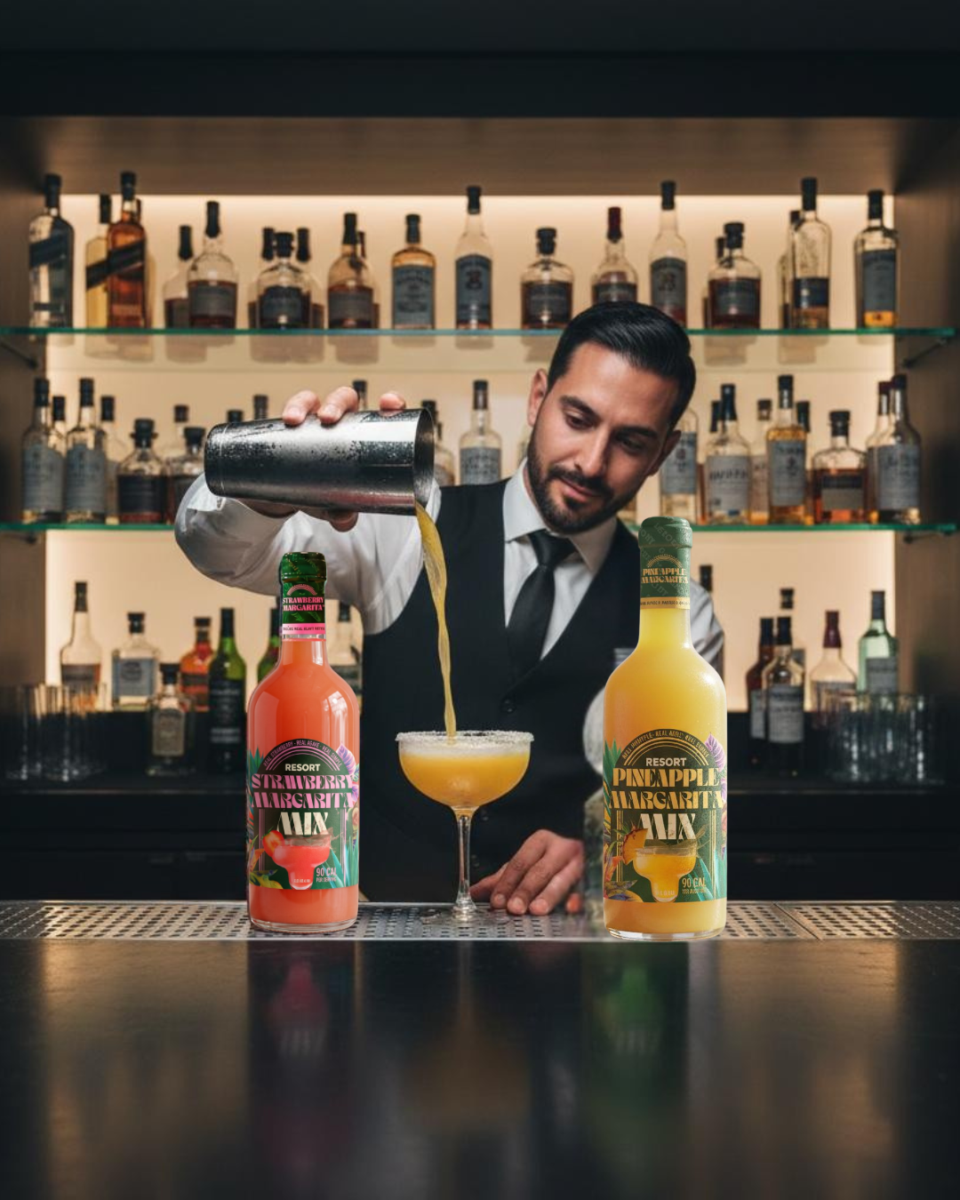 The Tropi-Berry Duo\ All-Natural Cocktail & Mocktail Mixers