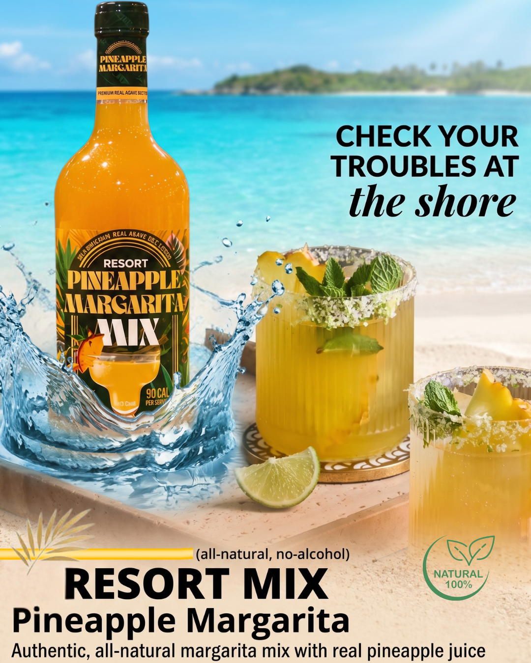 The Tropi-Berry Duo\ All-Natural Cocktail & Mocktail Mixers
