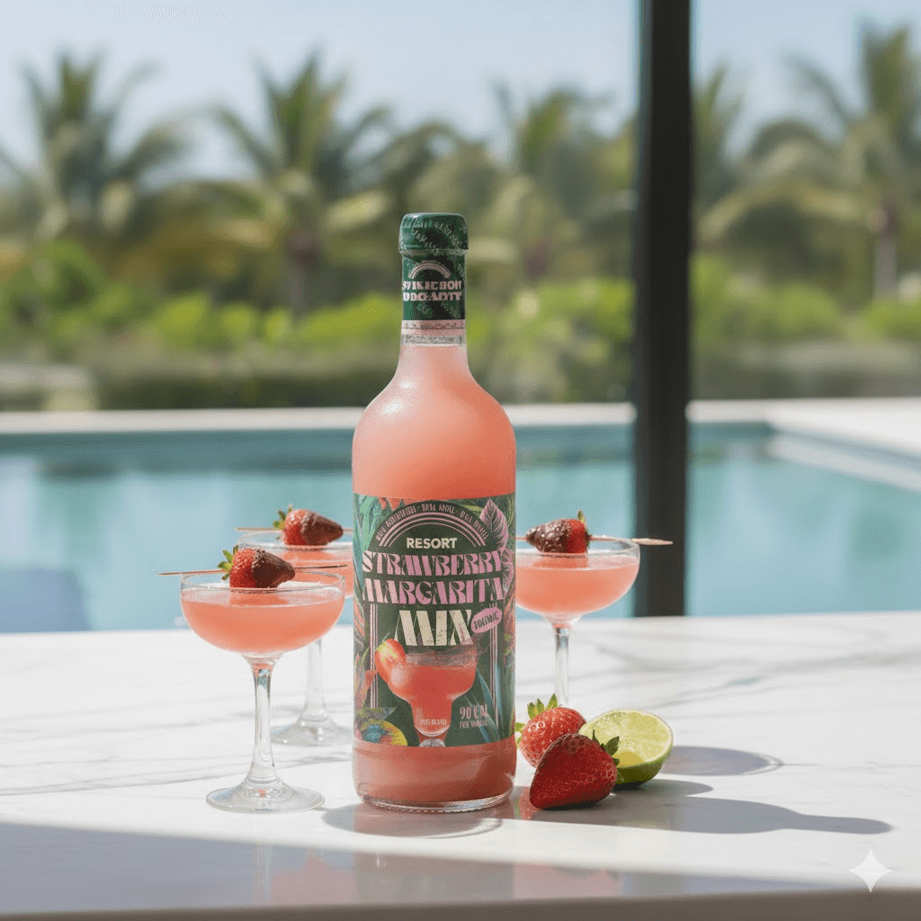 The Strawberry Summer 3-Pack – All-Natural Cocktail & Mocktail Mixers